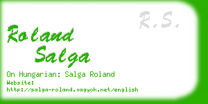 roland salga business card
